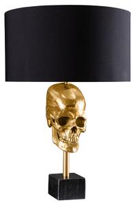 Designová stolní lampa Madigan 56 cm černo-zlatá