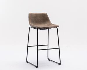 Designová barová židle Alba taupe
