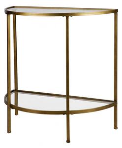 BEPUREHOME Kovový odkládací stolek Goddess 75 × 37,5 × 75,5 cm