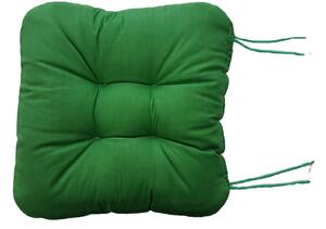 Písecké lůžkoviny Sedák na židli oboustranný - Zelený + Kostička zelená