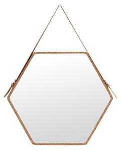 Homede Závěsné zrcadlo 54x47,5x3 cm Natural Ebi