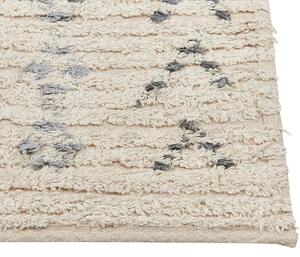 Bavlněný koberec 140 x 200 cm béžový DISPUR