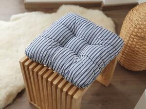Písecké lůžkoviny Sedák na židli - Pruhy modré
