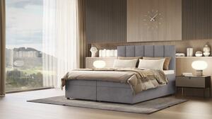 Hotelová postel DELTA - 180x200, světle šedá