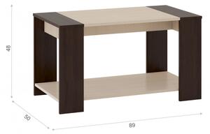 Massive home | Konferenční stolek Sloan – hnědý AWM3144