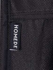 HOMEDE Látková šatní skříň Calen černá 175x150x45 cm