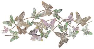 Nástěnná dekorace ve tvaru motýlů vícebarevná GALLIUM