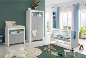 Massive home | Dětský pokoj pro miminka Nela I – bílo-šedý 187460703