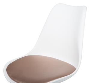 Kancelářská židle bílá/růžová DAKOTA II