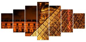 Obraz Louvre v Paříži (210x100 cm)