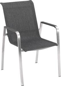 STOHOVATELNÉ KŘESLO, kov, textil Amatio - Stohovatelné židle