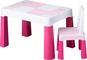 Tega Dětská sada stoleček a židlička Multifun pink