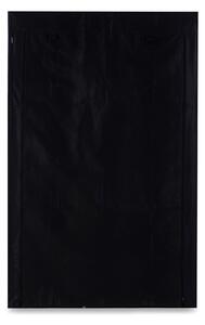 HOMEDE Látková šatní skříň Nedra černá 175x105x45 cm