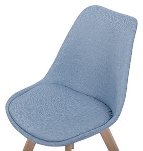 Tkanina Konferenční židle Sada 2 ks Světle modrá DAKOTA