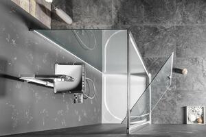 Gelco SIGMA SIMPLY sprchové dveře otočné, 800 mm, sklo Brick