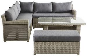 ZAHRADNÍ SEDACÍ SOUPRAVA, kov, plast, sklo, textil Ambia Garden
