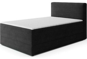 Eltap Kontinentální postel Alamito s úložným prostorem Materiál a barva potahu: Modullo 10 - černá, Rozměr: 120x200