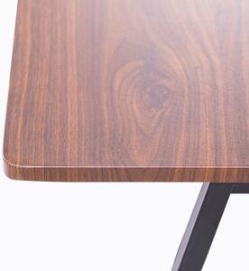 FLHF Psací stůl s poličkami Bren Espresso, 102x50x117 cm