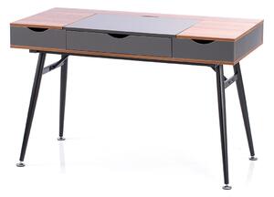 FLHF Psací stůl Faryn ořech, 120x60x76 cm