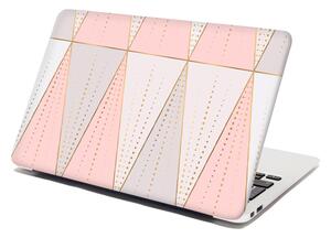 Samolepka na notebook SABLIO - Růžovošedé jehlany 29x20 cm