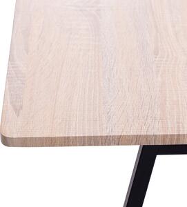 HOMEDE Psací stůl s poličkami Bren javor, 102x50x117 cm