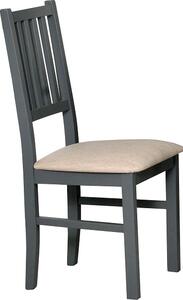 Nábytkáři ORFA NIEL 7 (NILO 7 ) - jídelní židle - dřevo Grafitová / látka bílá káva č.4 - kolekce 