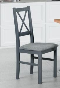 Nábytkáři ORFA NIEL 10 - jídelní židle (NILO 10) - grafitová / látka šedočerná č.17X - kolekce 