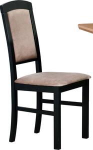 Nábytkáři ORFA NIEL 4 (NILO 4 ) - jídelní židle - dřevo černá / látka hnědá č.19X - kolekce 