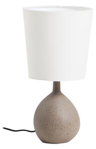 Kave Home Šedo-bílá stolní lampa Viona 36 cm
