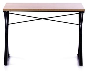 HOMEDE Psací stůl Lirn dub, 100x50x73 cm