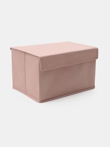 Sinsay - Skládací textilní úložný box s víkem - růžová