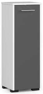 Akord Koupelnová skříňka Fin 30 cm bílo-šedá
