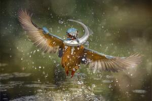 Umělecká fotografie Kingfisher, Alberto Ghizzi Panizza, (40 x 26.7 cm)