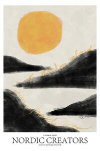 Ilustrace Sunrise, Nordic Creators, (30 x 40 cm)