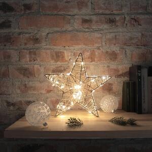 DecoKing LED světelná dekorace PREMIUM, vánoční hvězda - 40LED