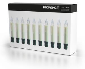 DecoKing LED bezdrátové svíčky na vánoční stromeček - 30ks