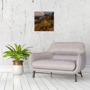 Obraz skotských hor (30x30 cm)