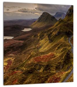 Obraz skotských hor (30x30 cm)