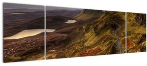 Obraz skotských hor (170x50 cm)