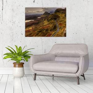 Obraz skotských hor (70x50 cm)