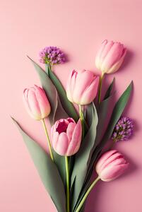 Umělecká fotografie Pink Tulips, Treechild, (26.7 x 40 cm)