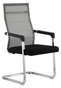 TEMPO Zasedací židle, šedá/černá, RIMALA NEW