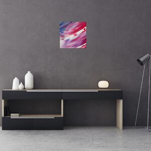 Obraz - růžovomodré barvy (30x30 cm)