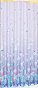 Aqualine Sprchový závěs 180x180cm, 100% polyester, světle fialová