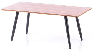 Konferenční stůl s deskou v dekoru ořech PYXE 110x55 cm