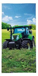 Detexpol Froté osuška - Traktor zelený 70X140