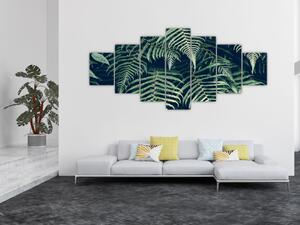 Obraz listů kapradin (210x100 cm)