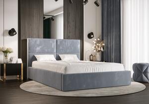 Designová postel MARIJA - 90x200, modrá