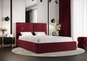 Designová postel MARIJA - 90x200, červená