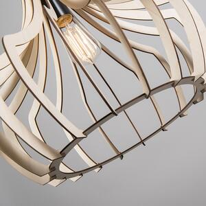 Designová závěsná lampa dřevo - Twan